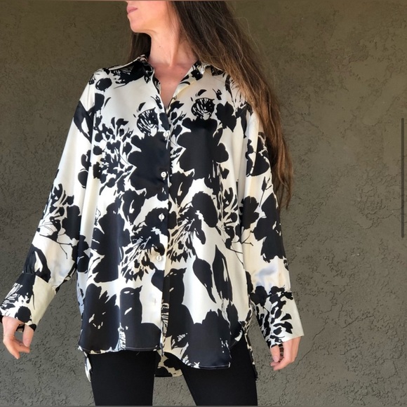 Zara Floral Print Shirt - Picture 5 of 15